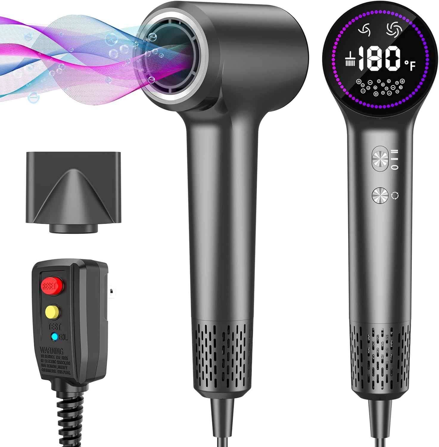 HOTLIFE Ionic Hair Dryer: 110,000 RPM Fast Drying