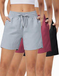 5 in Womens Athletic Shorts - Lightweight Quick Dry Running Shorts