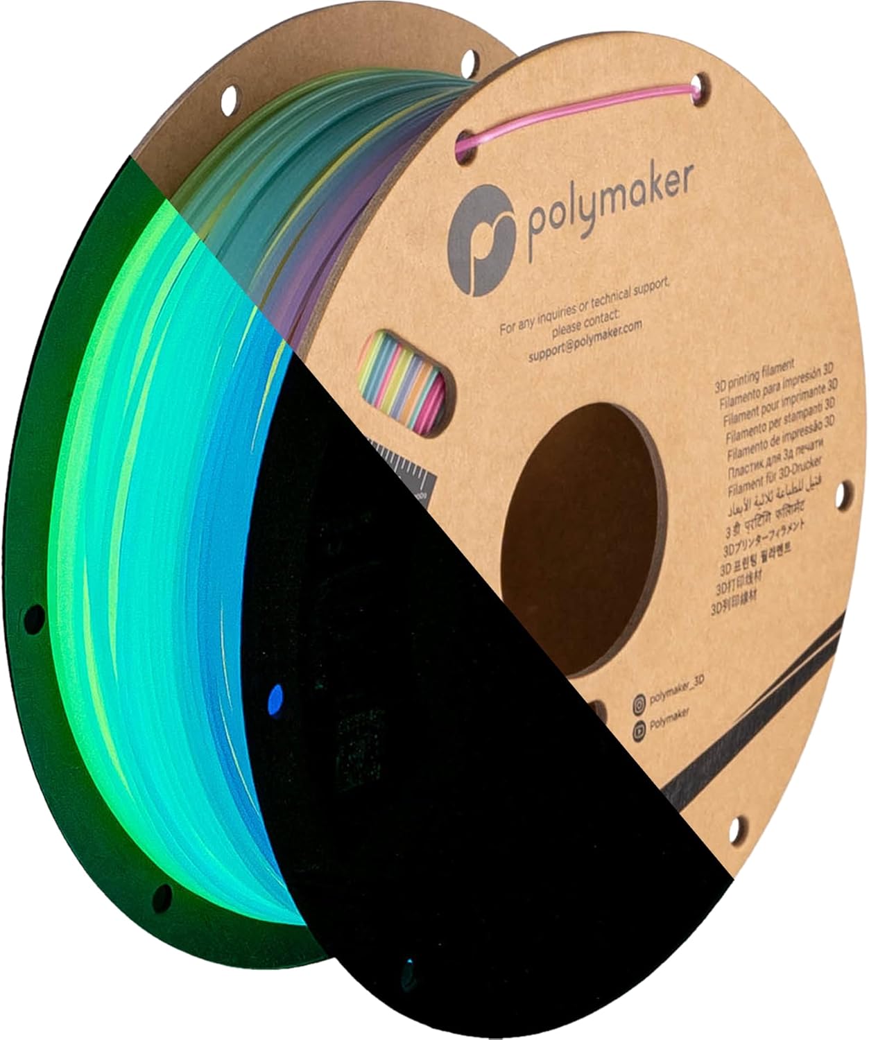 Polymaker Luminous PLA Filament 1.75mm for Colorful Prints