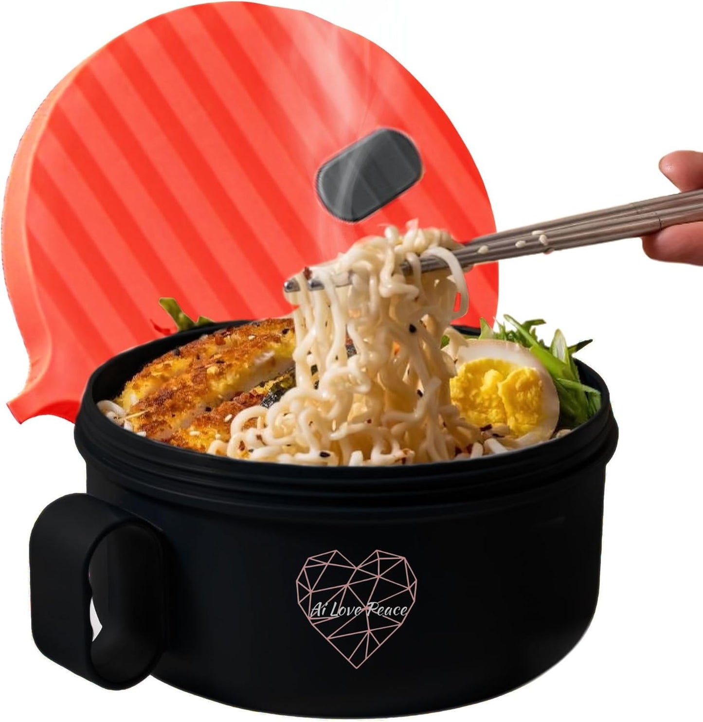40 oz Microwaveable Ramen Bowl ~ Dishwasher Safe