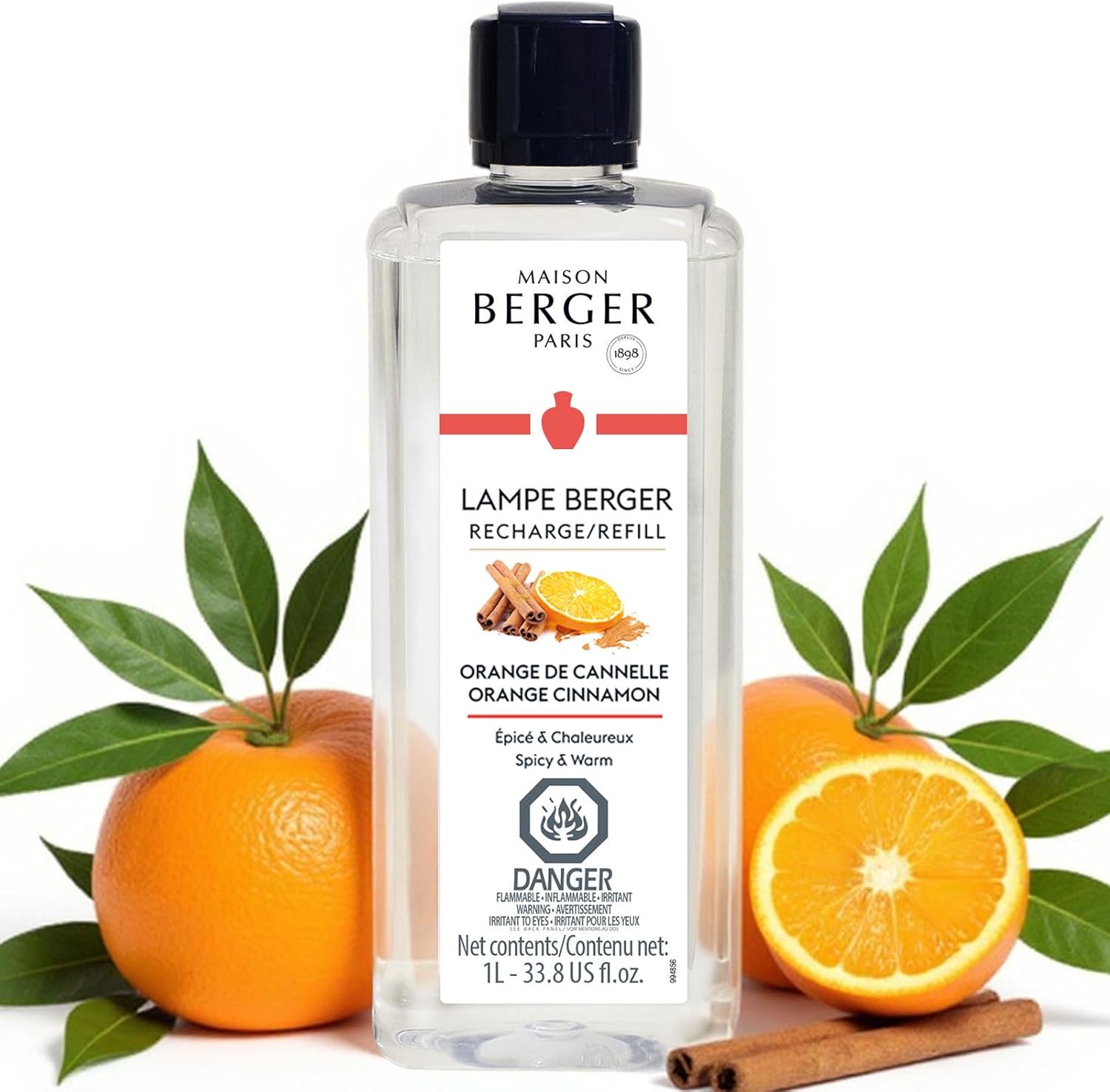 Maison Berger Orange Cinnamon Fragrance Refill for Cozy Ambiance