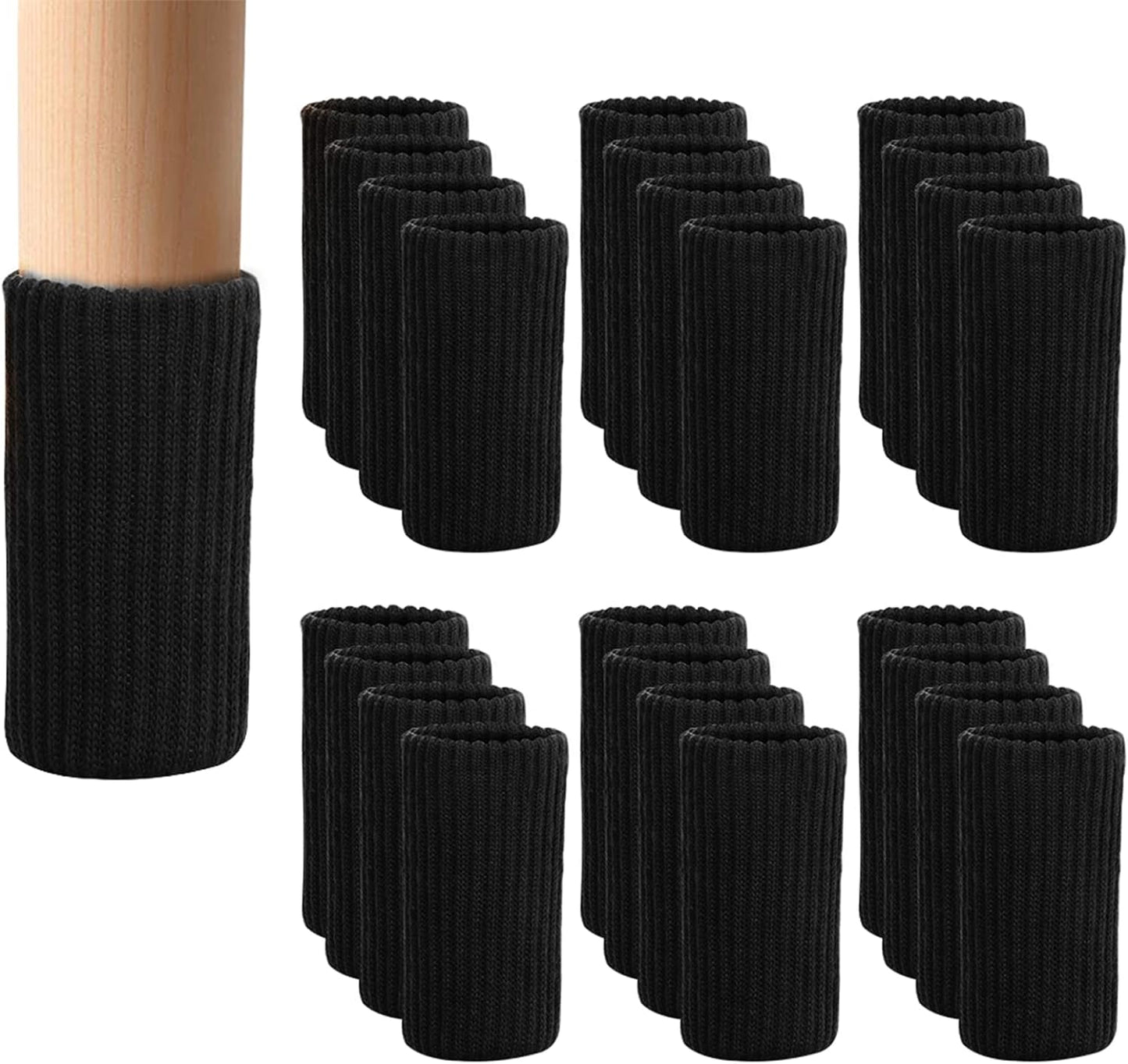 Double Thickness Furniture Leg Socks Set - Move Easily, Silence Noise