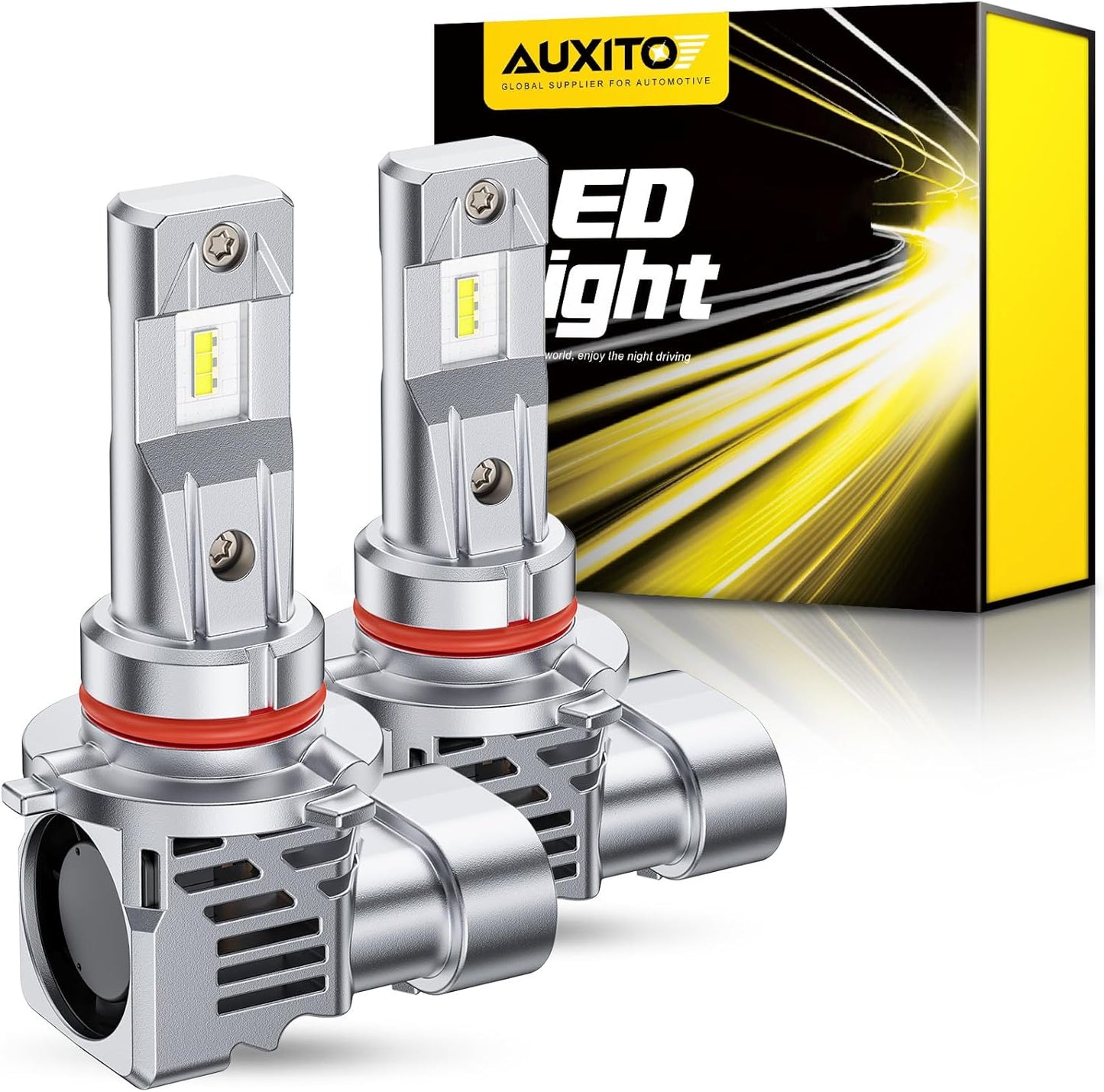 AUXITO 9012 LED Bulb - Ultra-Bright 800% Brighter Lighting
