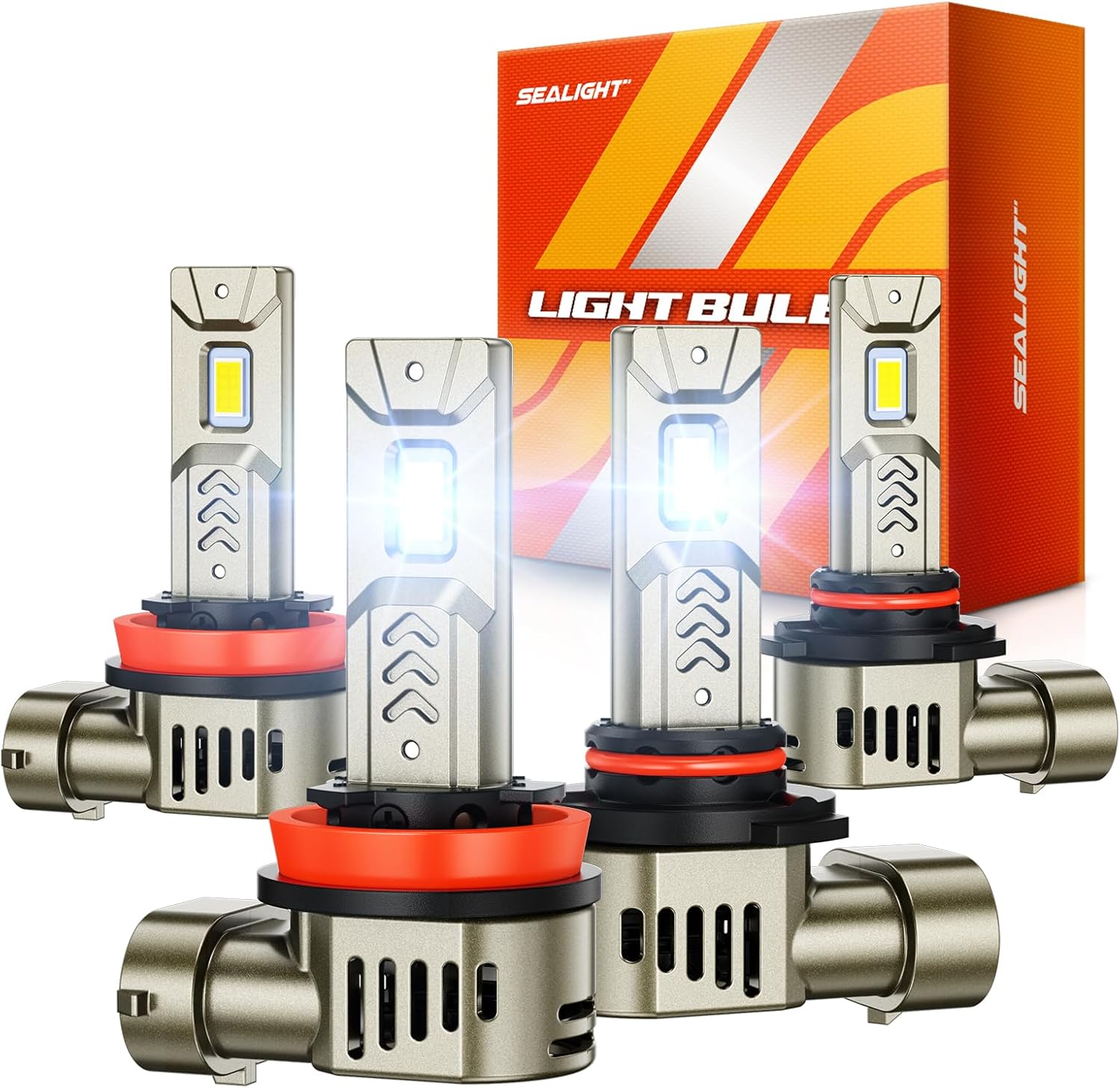 SEALIGHT 9005 H11 Combo LED Bulbs for Super Bright Driving