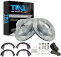 Rear Ceramic Brake Pad & Rotor Kit for 2017-2019 Nissan TITAN