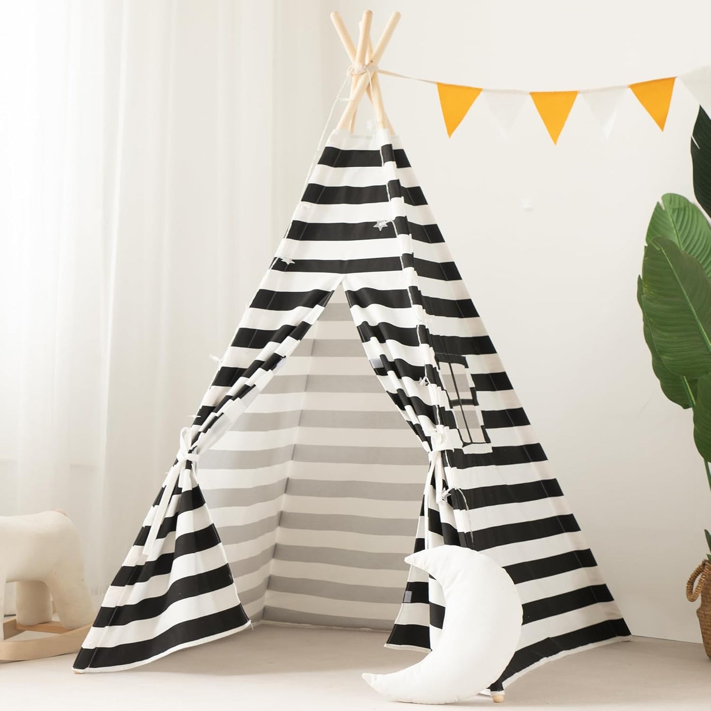 Interactive Kids Teepee Tent - Little Zebra Fun