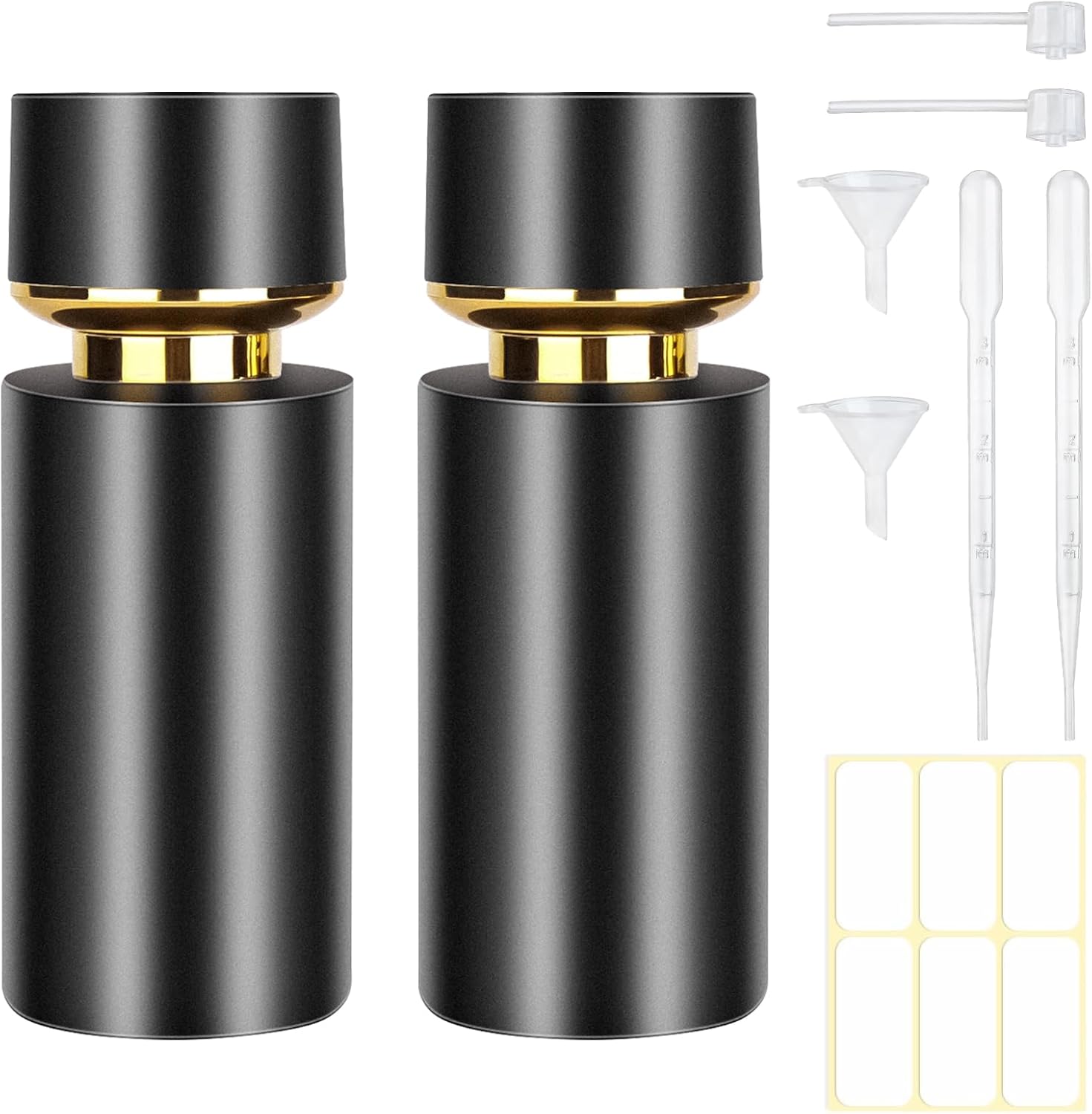 Portable Perfume Atomizer Set - Easy Refill, Compact Design!