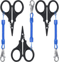 Fishing Braided Line Scissors 3-Pack - Portable Stainless Steel