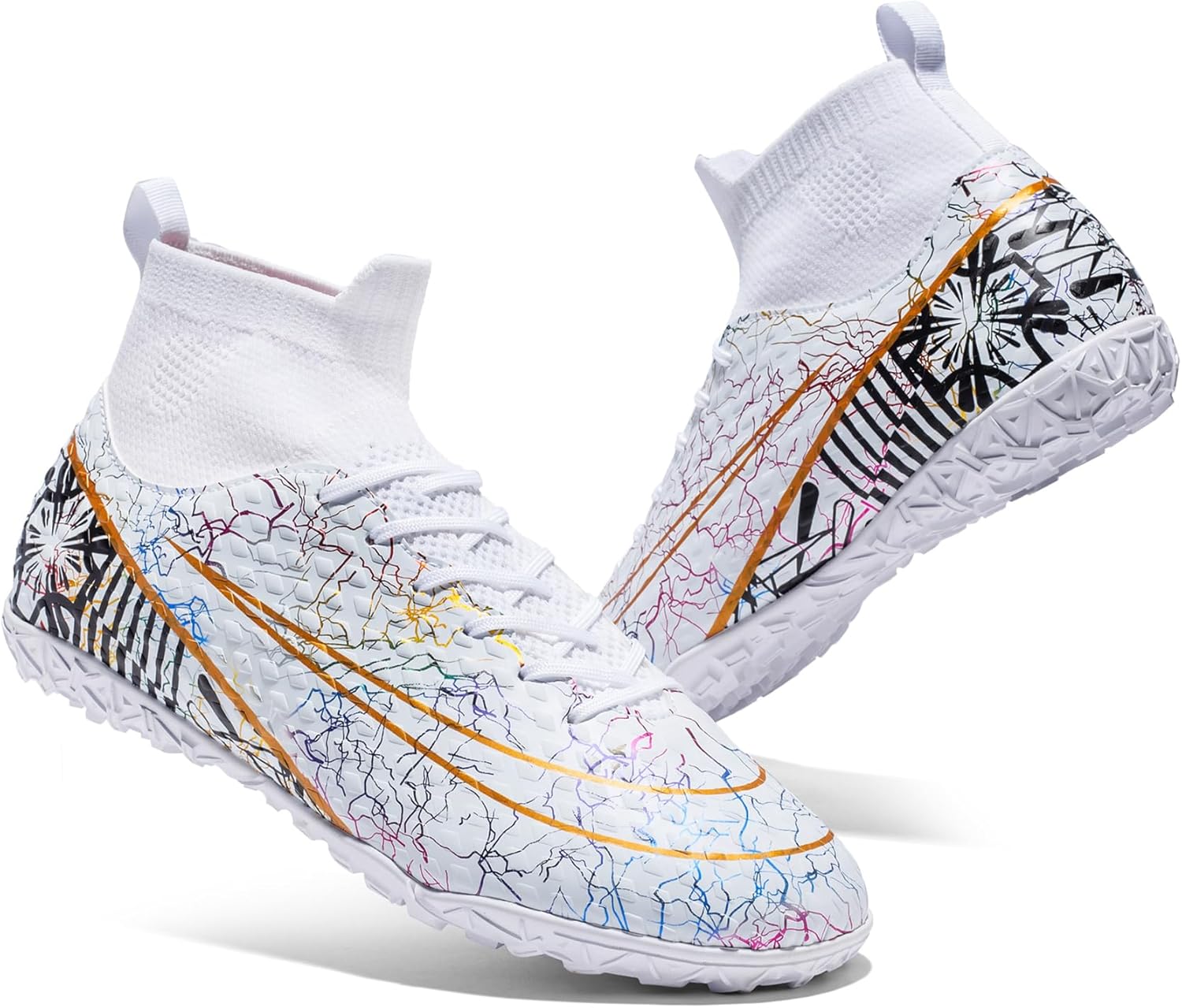 Mens Soccer Shoes for Indoor and Outdoor Turf Training Cleats