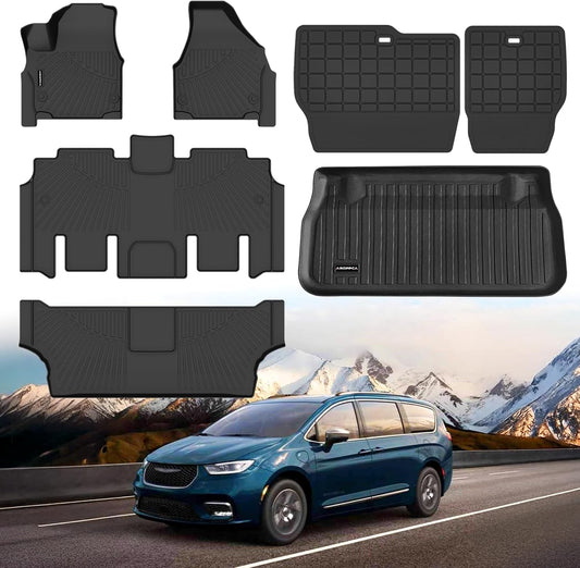 All Weather Car Floor Mats for Chrysler Pacifica 2017-2025