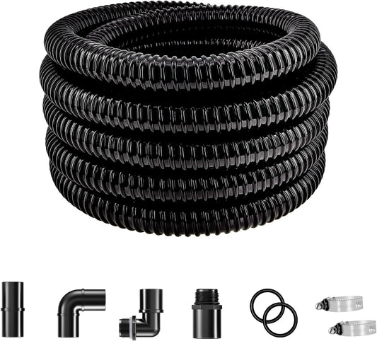 LONGRUN Pond Tubing 1.25 Inch Flexible Hose for Gardens