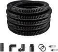 LONGRUN Pond Tubing 1.5 in x 26.9 ft - Flexible Corrugated Pond Hose