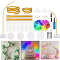Lighted Balloon Arch Kit 9.35FT & 6FT - Flexible Half Arch with Lights