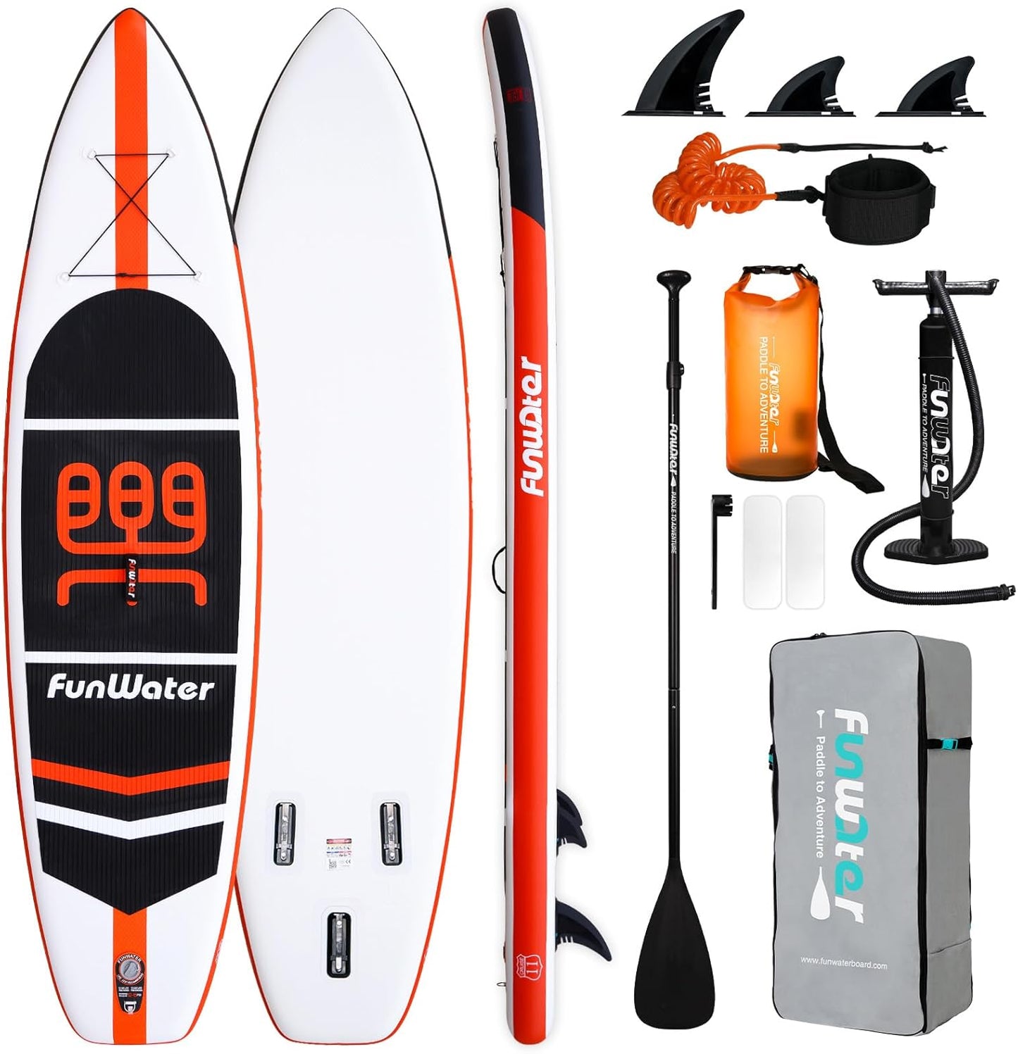 Ultra-Light Inflatable Paddle Board for All Skill Levels FunWater