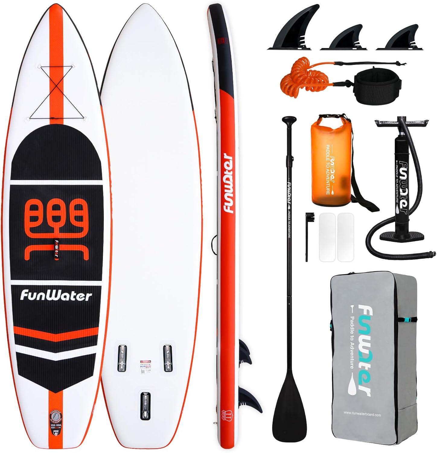 Ultra-Light Inflatable Paddle Board for All Skill Levels FunWater