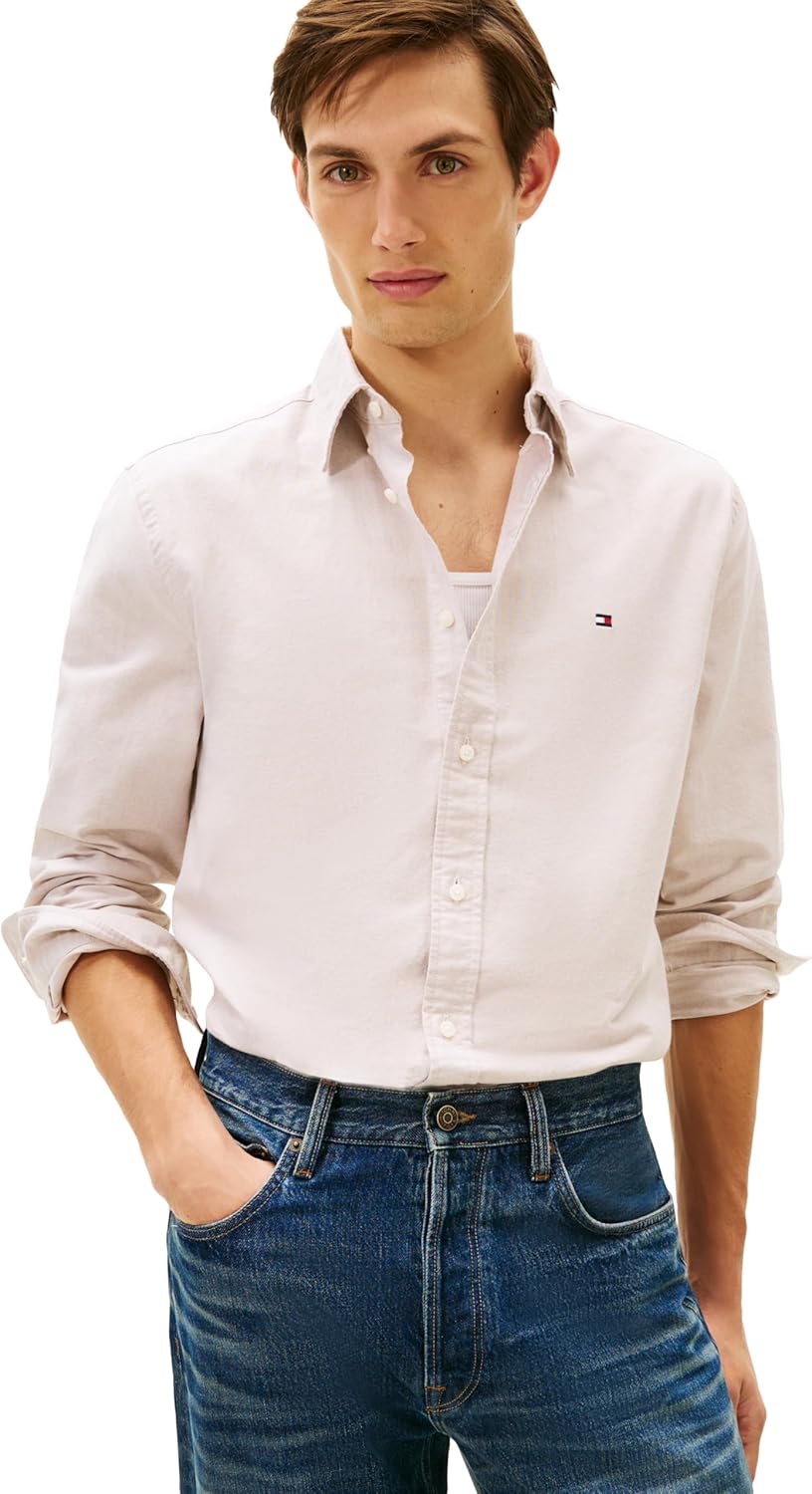 Tommy Hilfiger Men's Long Sleeve Oxford Shirts for Every Occasion