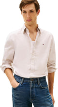 Tommy Hilfiger Mens Long Sleeve Oxford Shirt - Soft Everyday Oxford