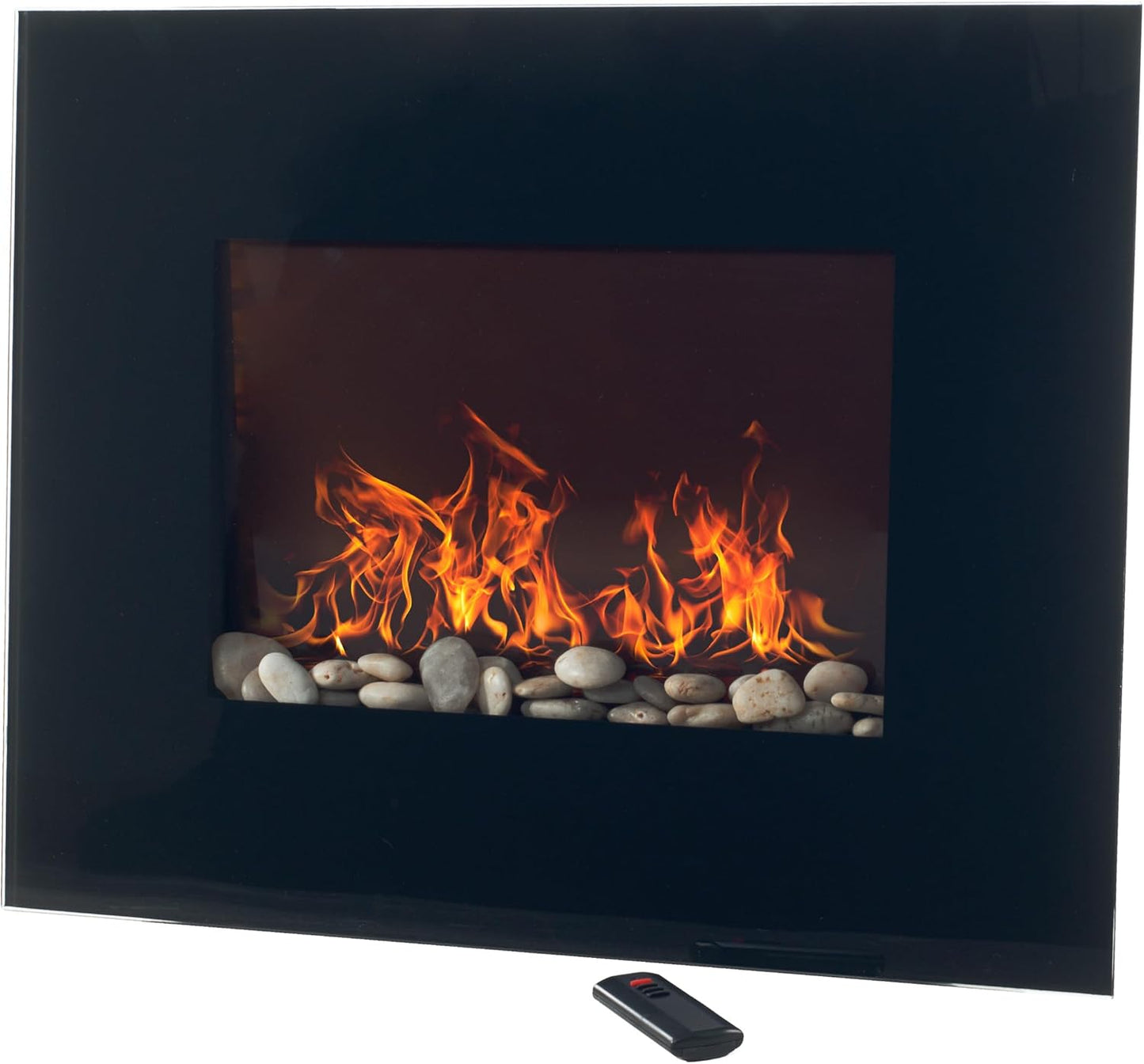 Modern 26 Electric Fireplace - Adjustable Heat & Flames, Remote Control by Northwest