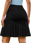 PINSPARK Golf Skorts 20 in High Waisted Knee Length - Modest Fit