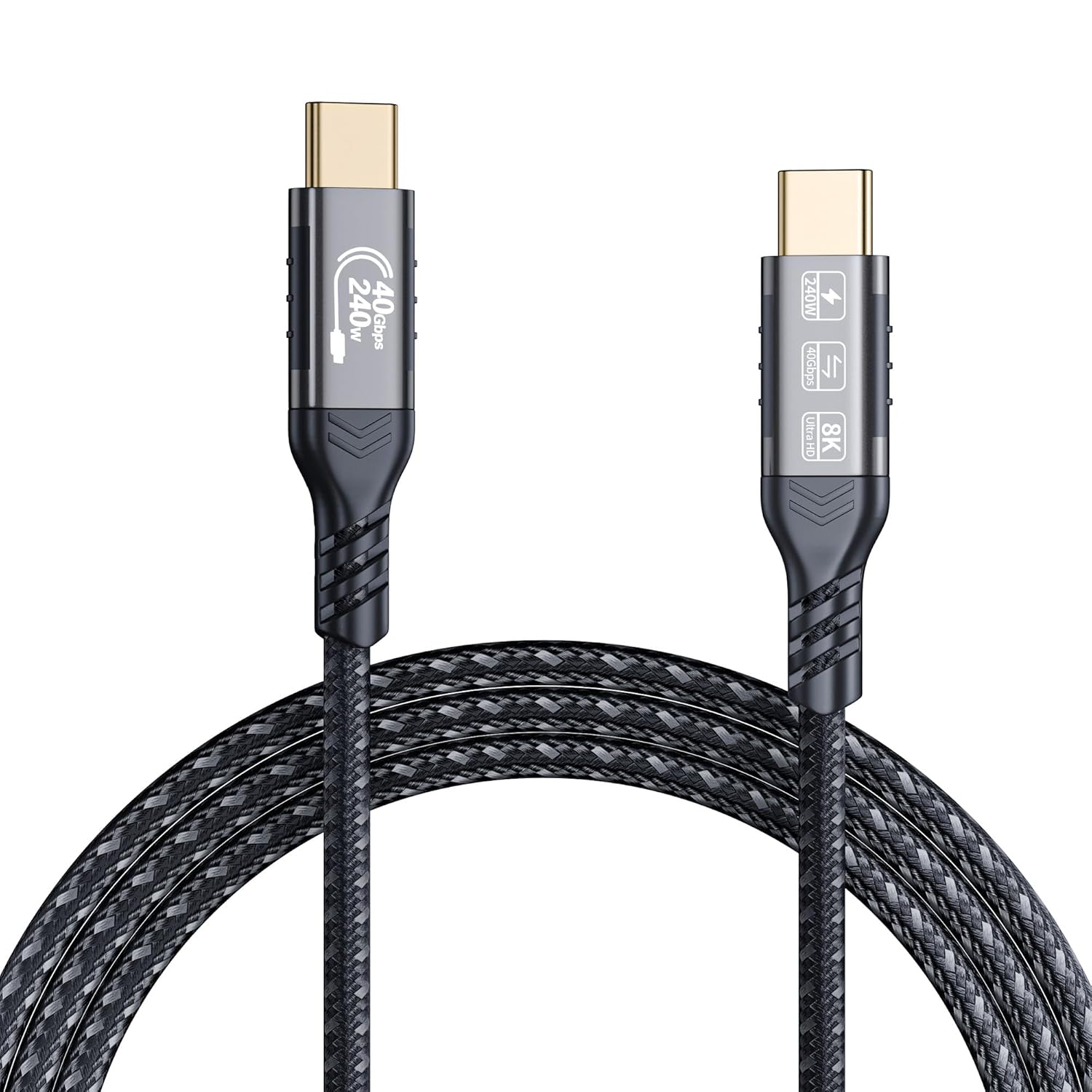 240W Thunderbolt 4 Cable: 40Gbps Data Transfer, 8K Video - HOTUTUKI