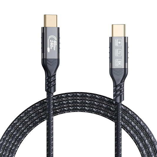 240W Thunderbolt 4 Cable: 40Gbps Data Transfer, 8K Video - HOTUTUKI