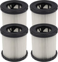 4 Packs DCV5801H Wet or Dry Vacuum Replacement Filter - Washable