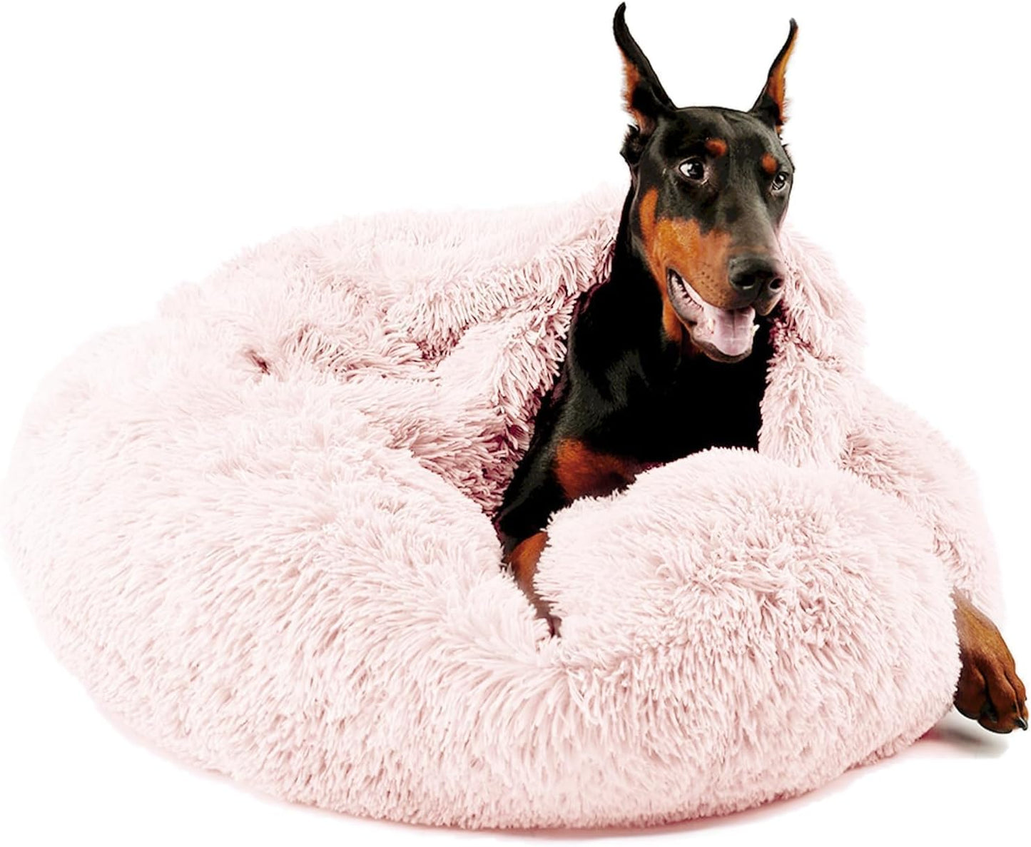 Himax Dog Beds for Large Dogs with Attached Blanket for Comfort