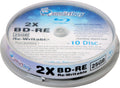 40 Pack Smartbuy 2X 25GB BD-RE Rewritable Blank Blu-ray Discs