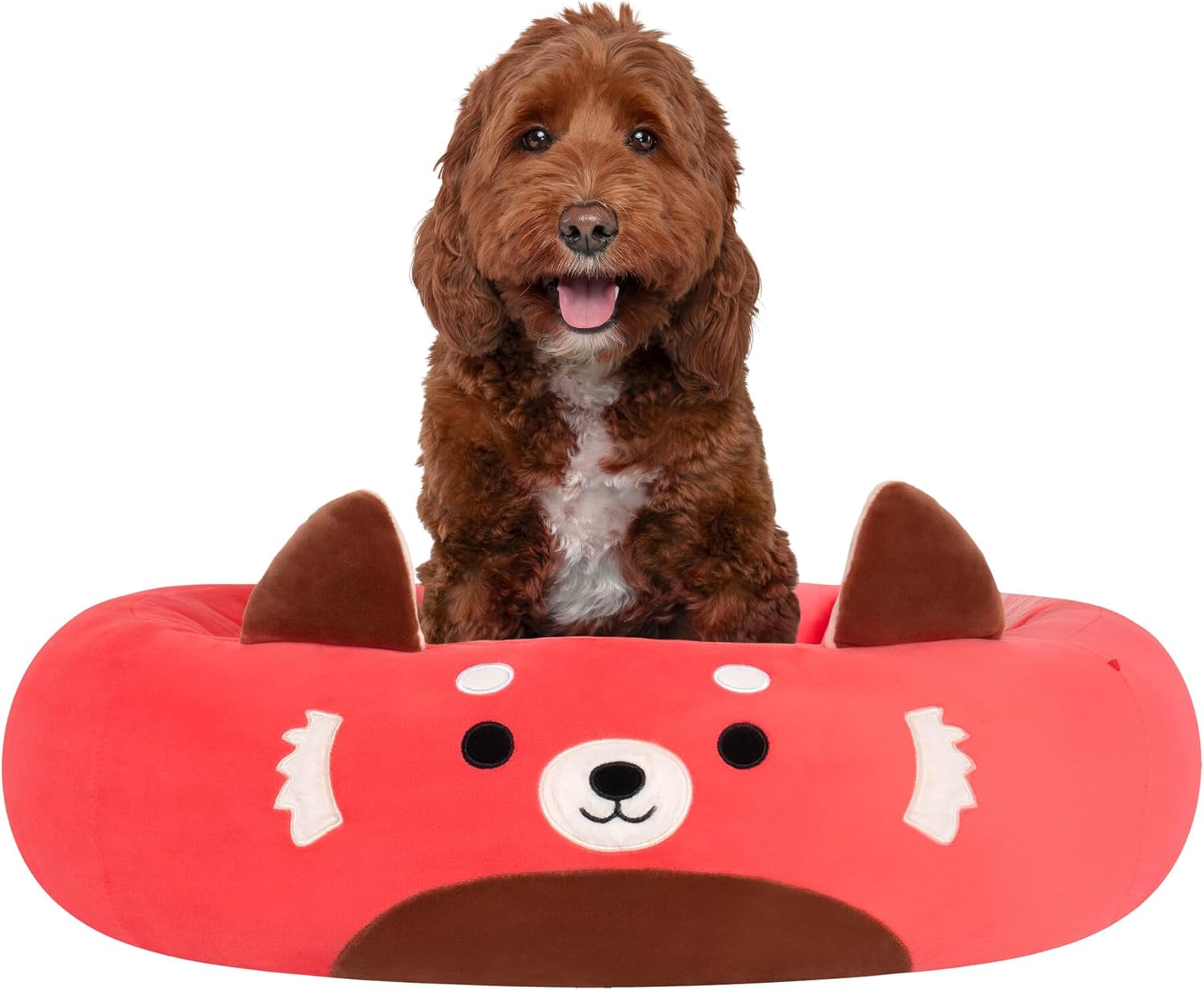 Squishmallows 30-Inch Cici The Red Panda Plush Pet Bed