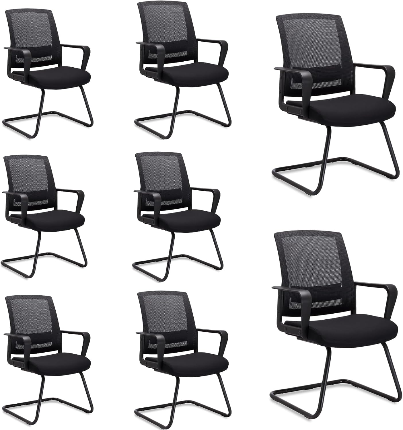 CLATINA Office Guest Chair with Lumbar Support for Comfort