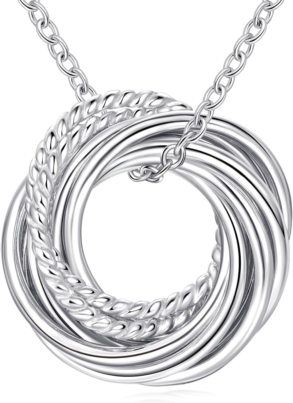 Elegant 90th Birthday Necklace for Women - Sterling Silver Gift