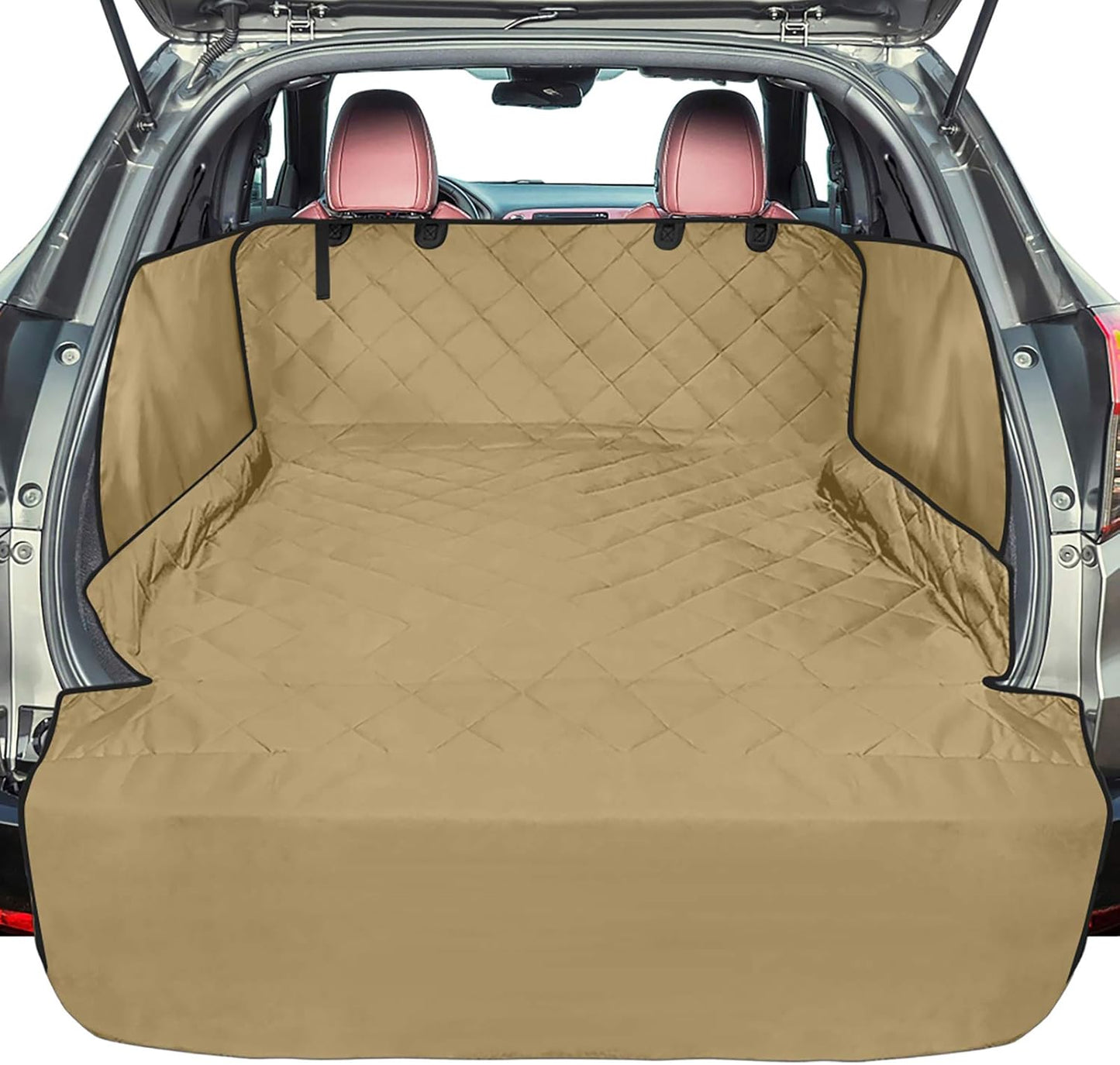 F-color SUV Cargo Liner for Dogs - Waterproof Pet Cargo Cover
