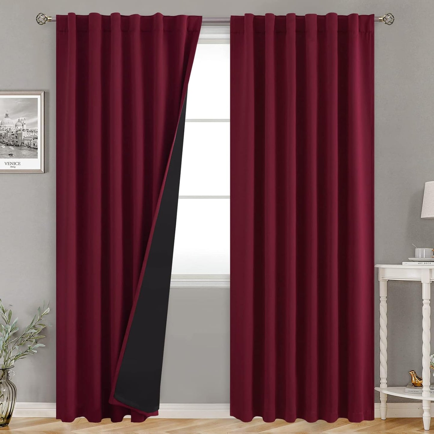 BGment Blackout Curtains with Insulated Lining for Bedrooms
