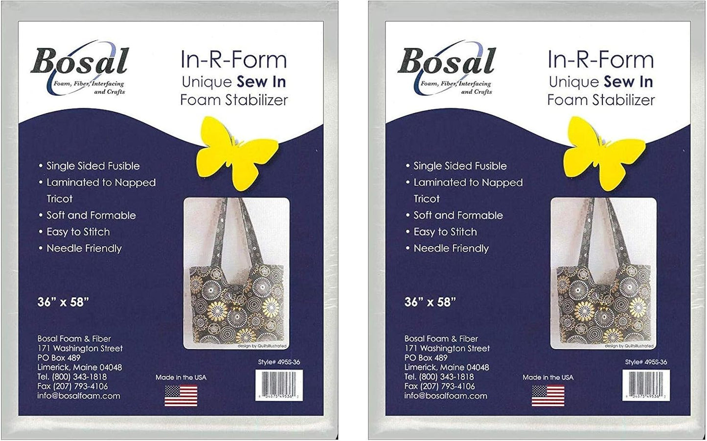 Bosal R-Form Single Sided Fusible Foam Stabilizer for Crafts