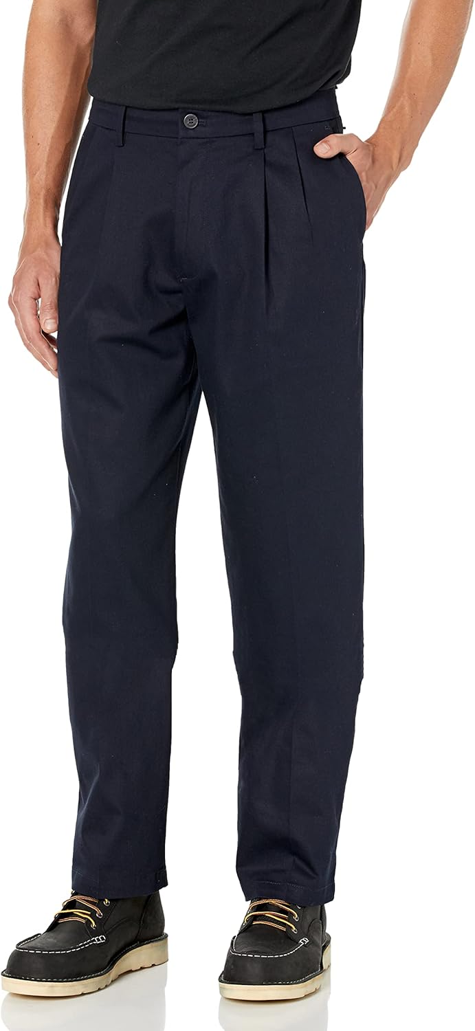 Dockers Men's Classic Fit Lux Cotton Stretch Pants for Comfort