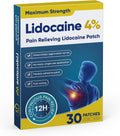 4% Lidocaine Patches Maximum Strength Pain Relief - 12 Hour Comfort