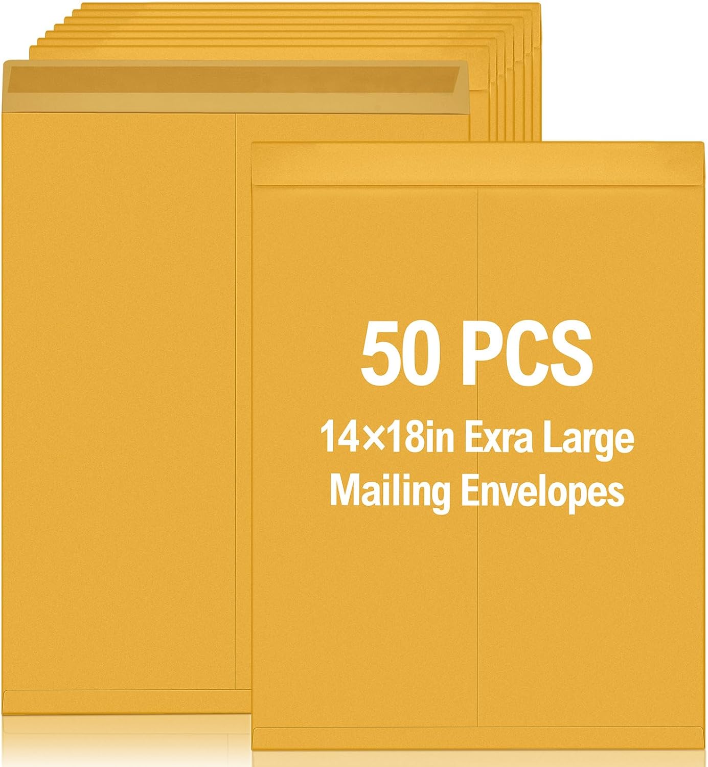 50 Pcs 14 x 18 Extra Large Mailing Envelopes for Documents