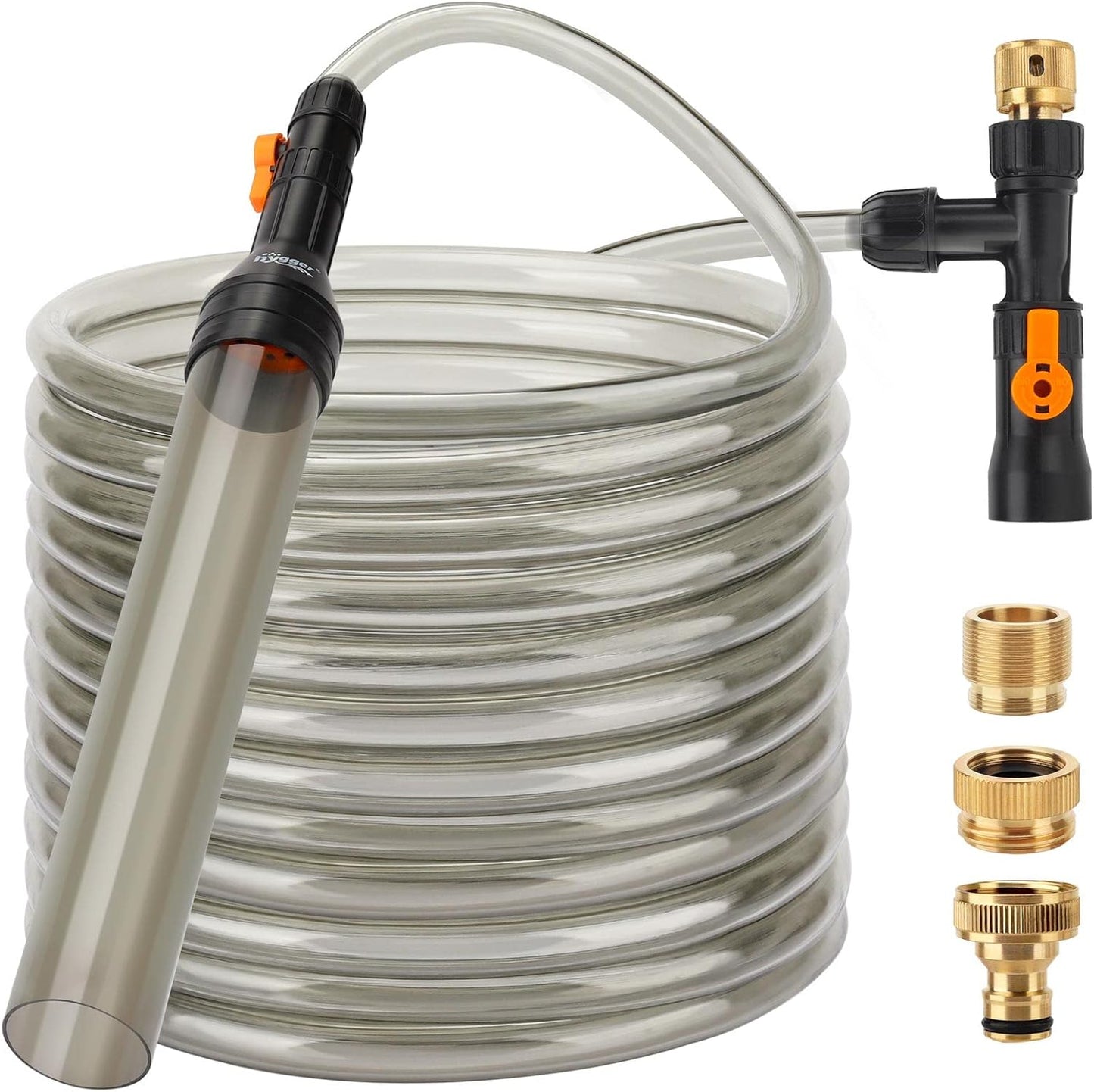 hygger Bucket-Free Aquarium Water Change Kit for Easy Maintenance