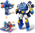 Super Wings Transforming Toys 10 in World Aircraft Figures - 3 in 1