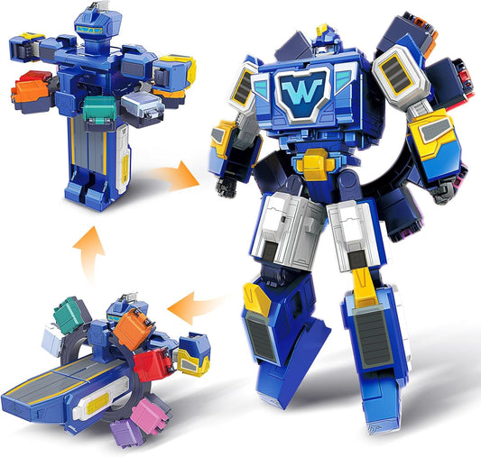 Super Wings Transforming Toys for Kids, 10 inch Rescue Bots