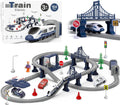 Train Sets for Boys 4-7 Battery Operated Train Set with Tracks - City