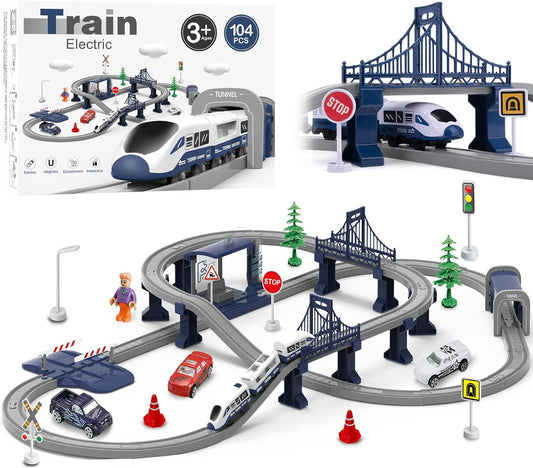 Deluxe Battery Operated Train Set for Boys Aged 3-6 Years