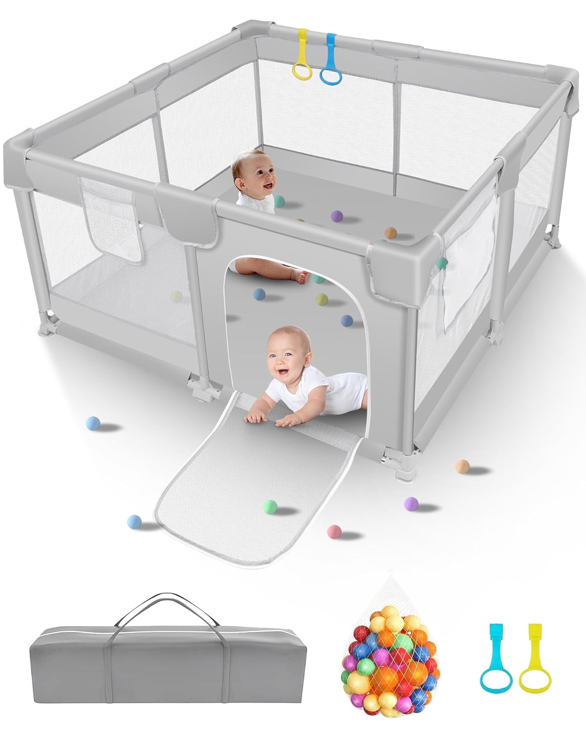 Secure & Safe Baby Playpen, BPA-Free, 47 x 47