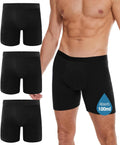 Incontinence Underwear for Men 100ML Cotton Long Leg 3 Pack