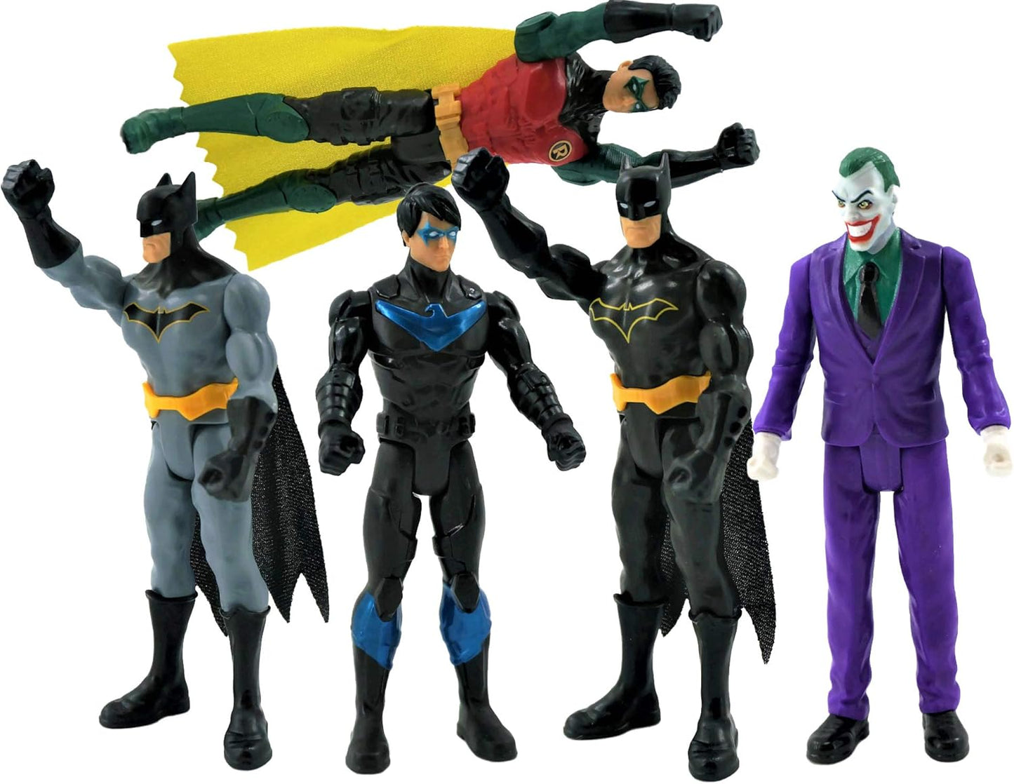 DC 6 Inch Action Figures 5 Pack with Batman and The Joker