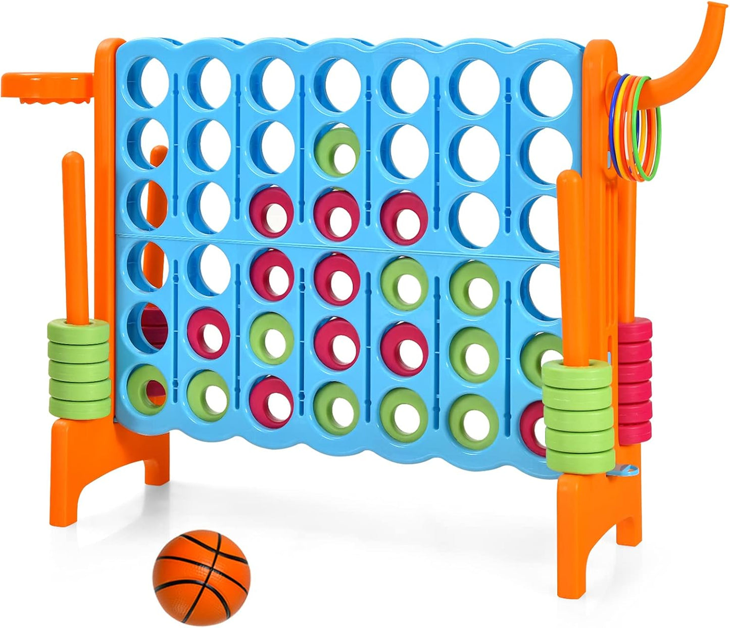 Costzon Giant 4-in-A-Row Game for Endless Fun Indoors & Outdoors