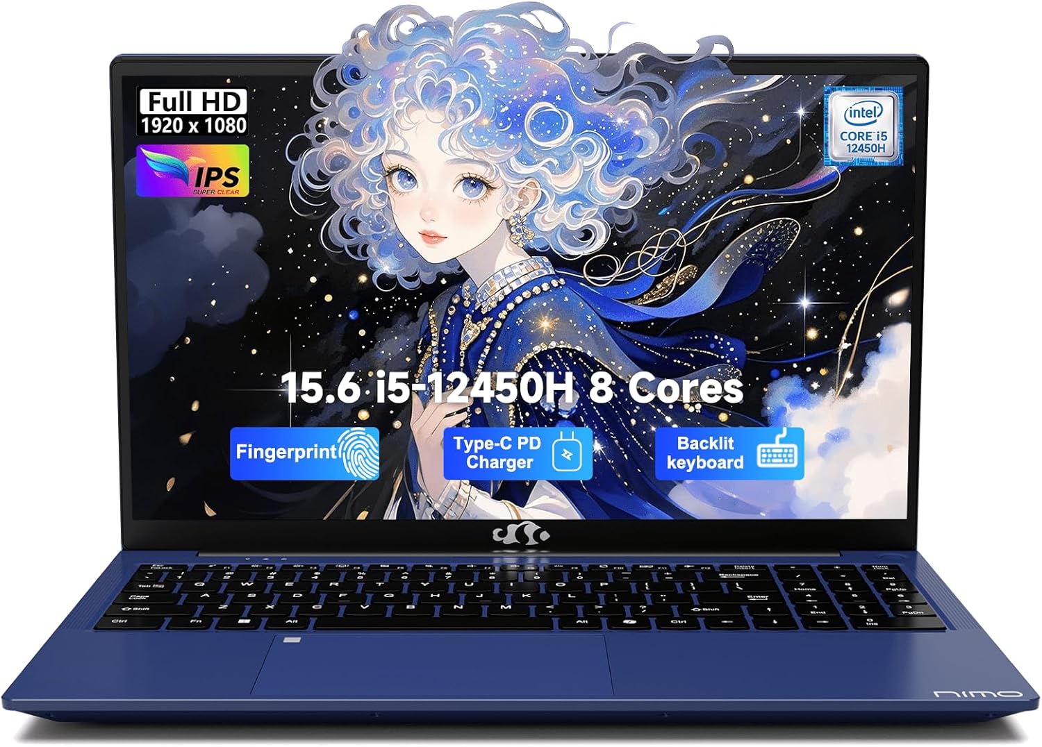 NIMO 15.6 FHD IPS Student Laptop with Intel i5 Performance