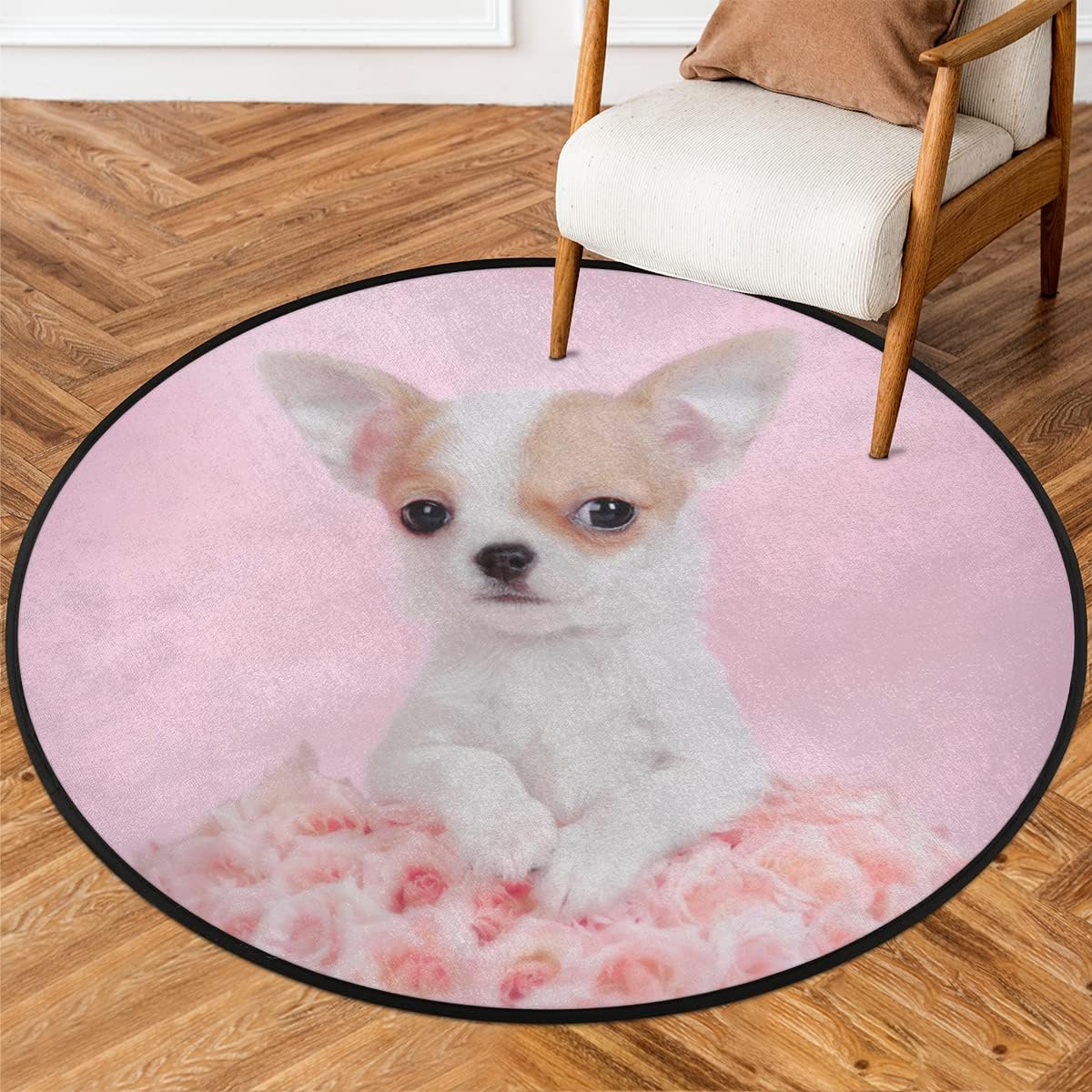 Anti-Slip Cute Dog Area Rug - Fun & Functional!