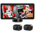 Baby Car Camera Dual-Channel 6.8 in Monitor - Clear Night View