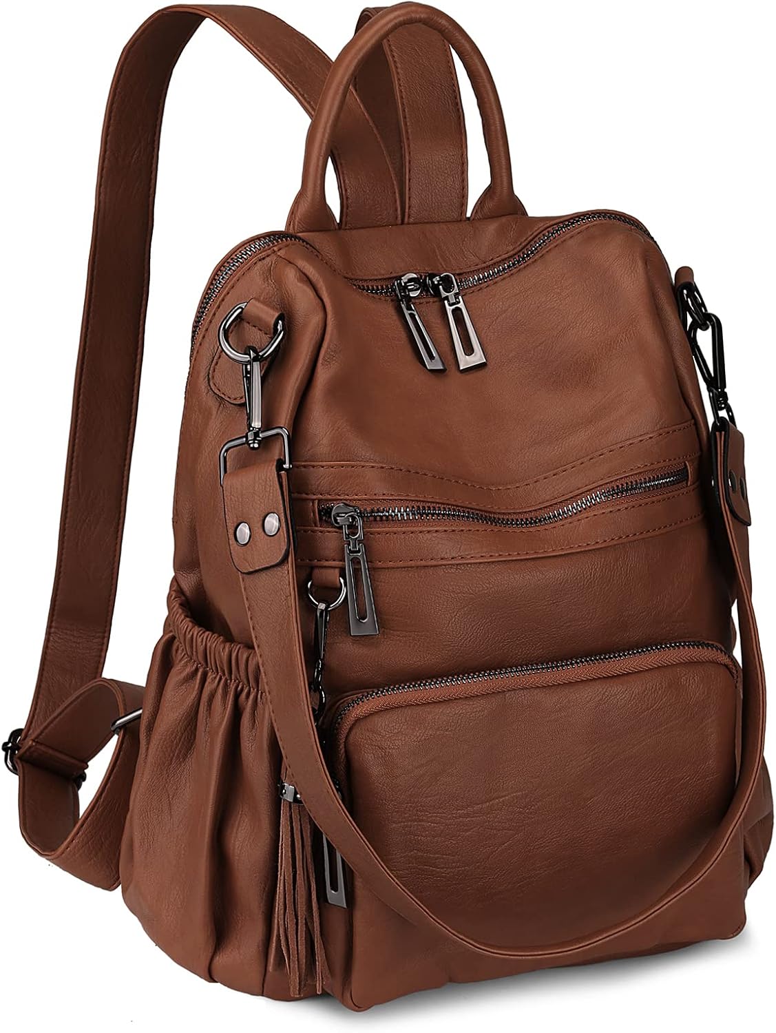 Uromee Travel Backpack Purse for Women - Stylish Vegan Leather